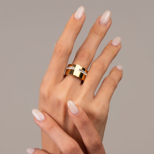 Ring Liguria 18K Gold Plated in 18K gold-plated – Meiva ring view 2
