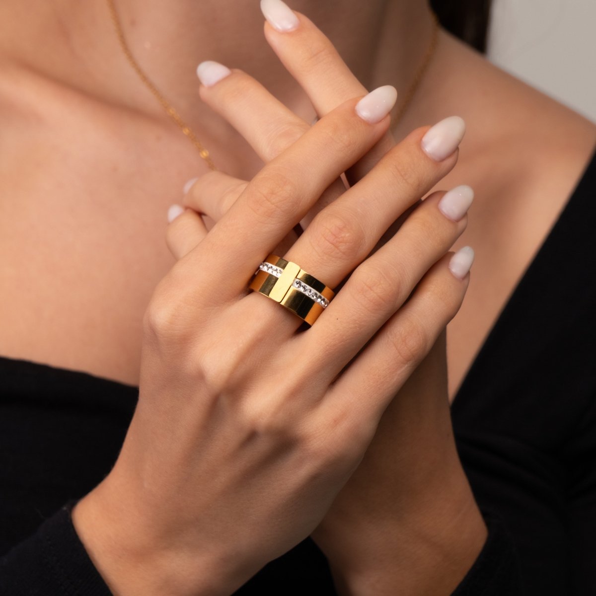 Ring Liguria 18K Gold Plated in 18K gold-plated – Meiva ring view 5