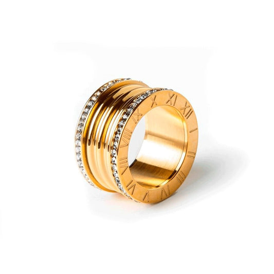 Ring Imperial Luxury 18K Gold Plated in 18K gold-plated – Meiva ring