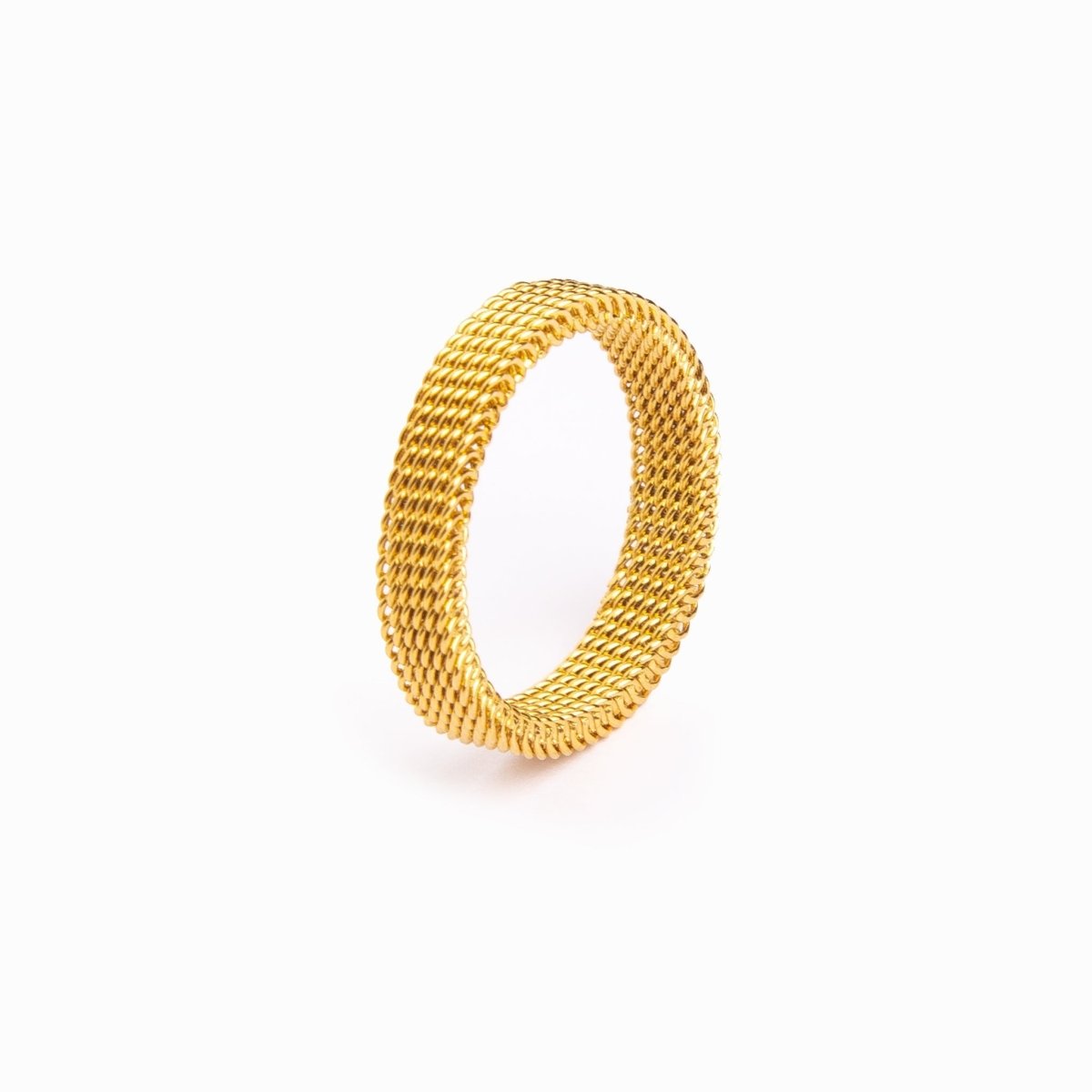 Ring Motion Mesh 18K Gold Plated in 18K gold-plated – Meiva ring