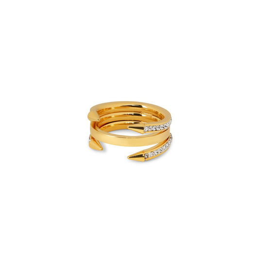 Ring Pointed Nail 18K Gold Plated in 18K gold-plated – Meiva ring