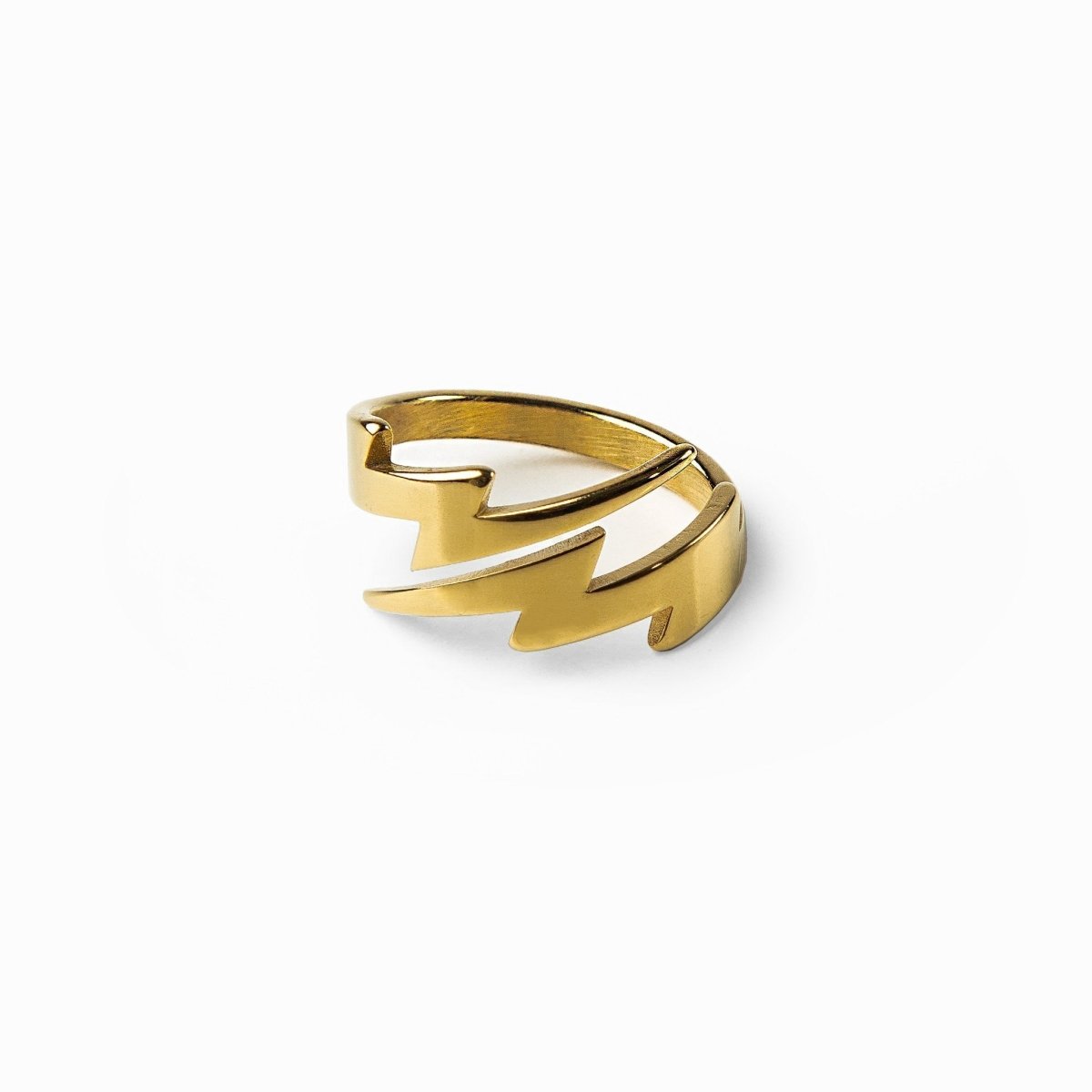Ring Lightning Bolt 18K Gold Plated in 18K gold-plated – Meiva ring