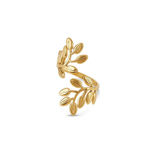 Ring Branch Adjustable 18K Gold Plated in 18K gold-plated – Meiva ring