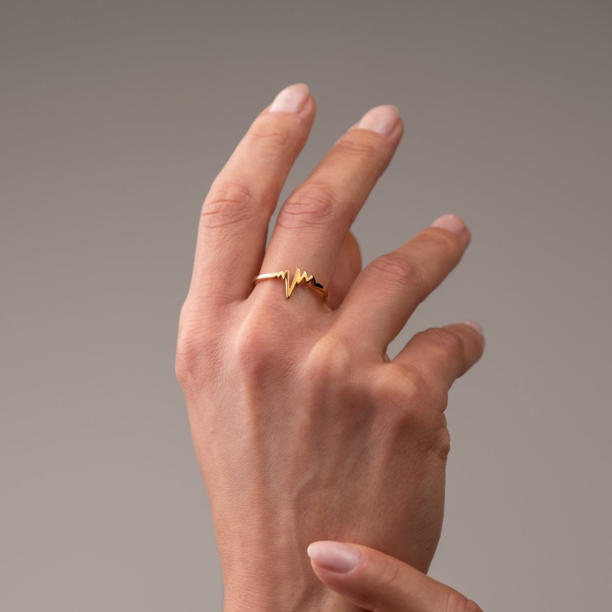 Ring Rhythm of Love 18K Gold Plated in 18K gold-plated – Meiva ring view 3
