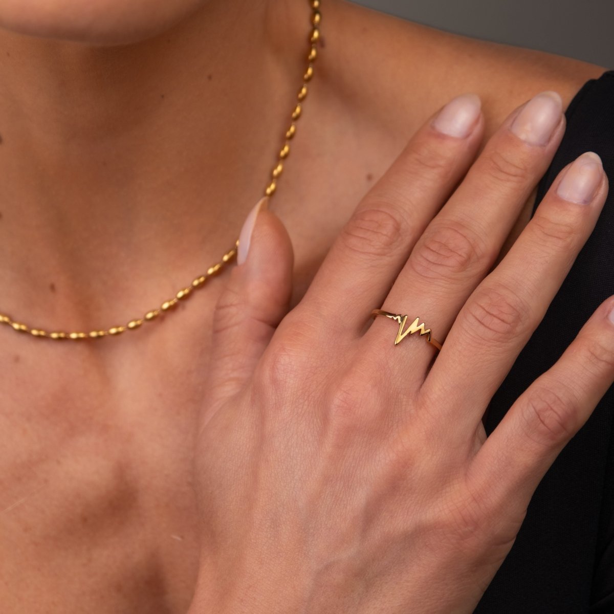 Ring Rhythm of Love 18K Gold Plated in 18K gold-plated – Meiva ring view 7