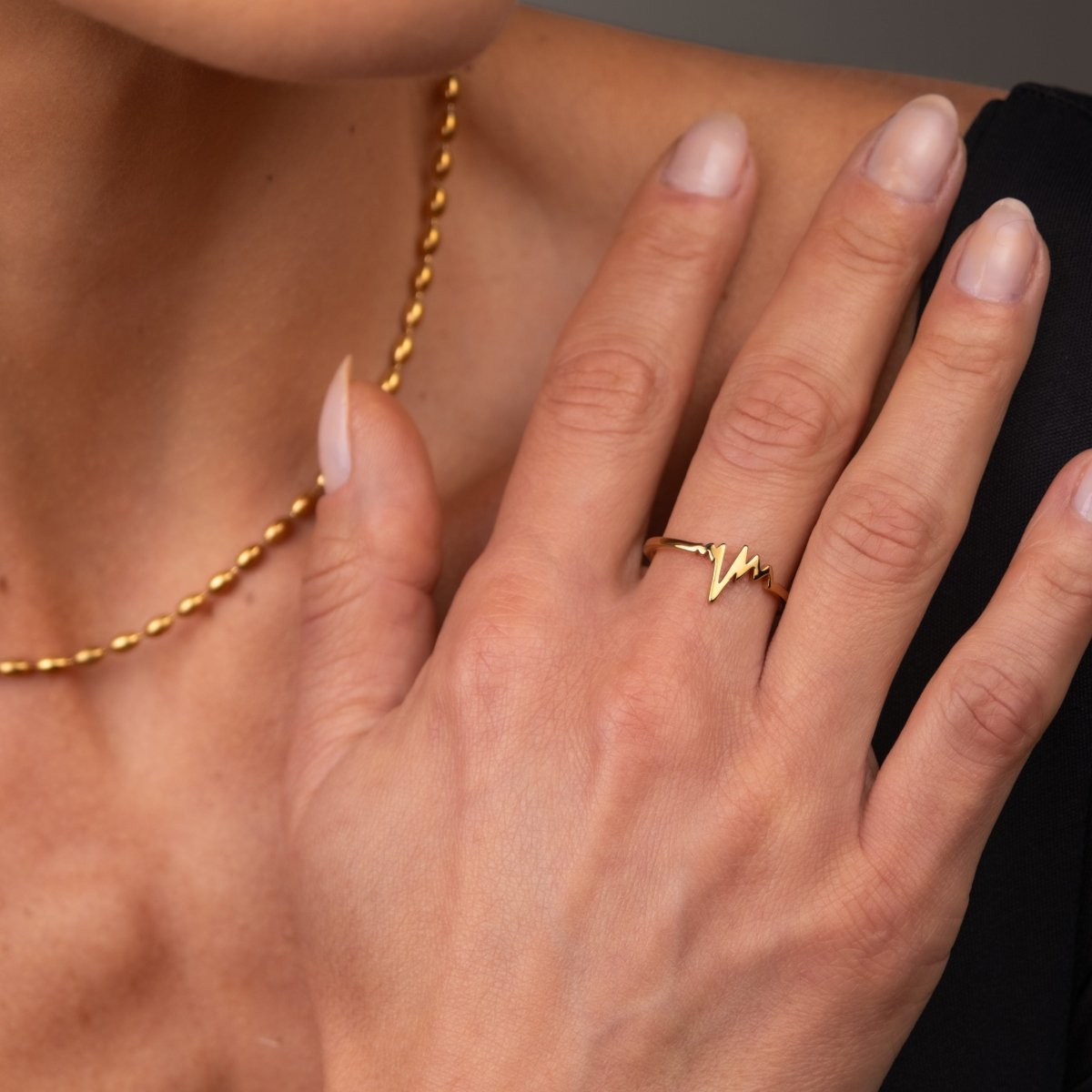 Ring Rhythm of Love 18K Gold Plated in 18K gold-plated – Meiva ring view 8