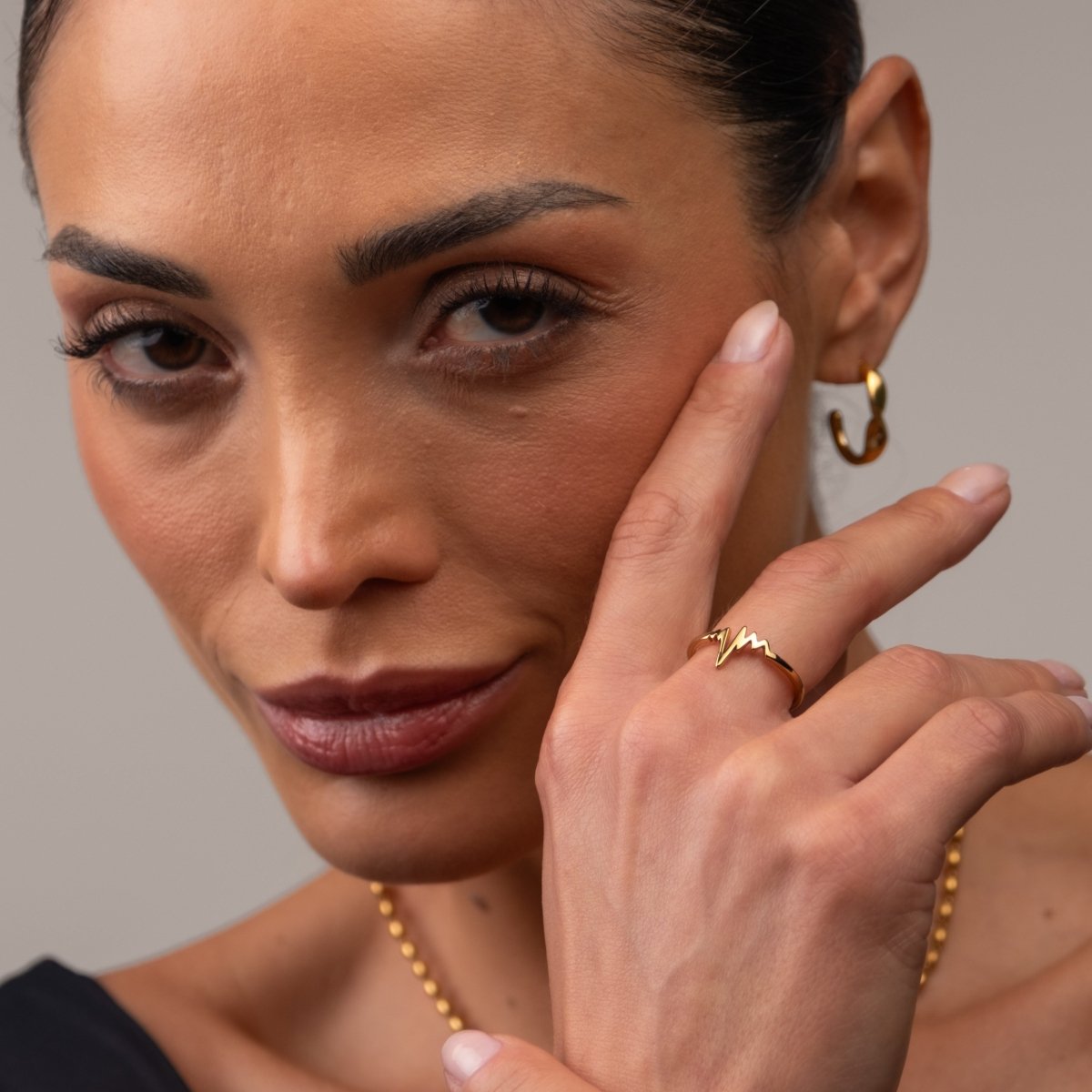 Ring Rhythm of Love 18K Gold Plated in 18K gold-plated – Meiva ring view 9