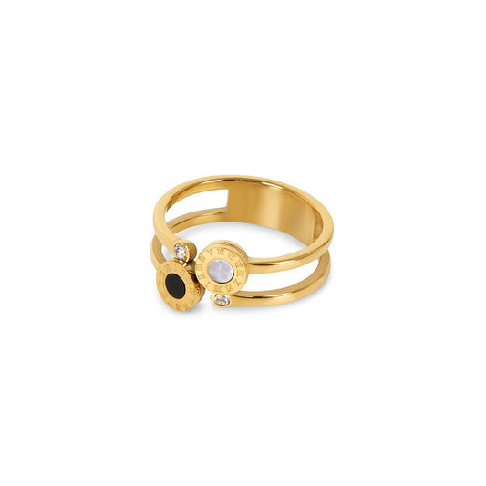 Ring Roman Venice 18K Gold Plated in 18K gold-plated – Meiva ring