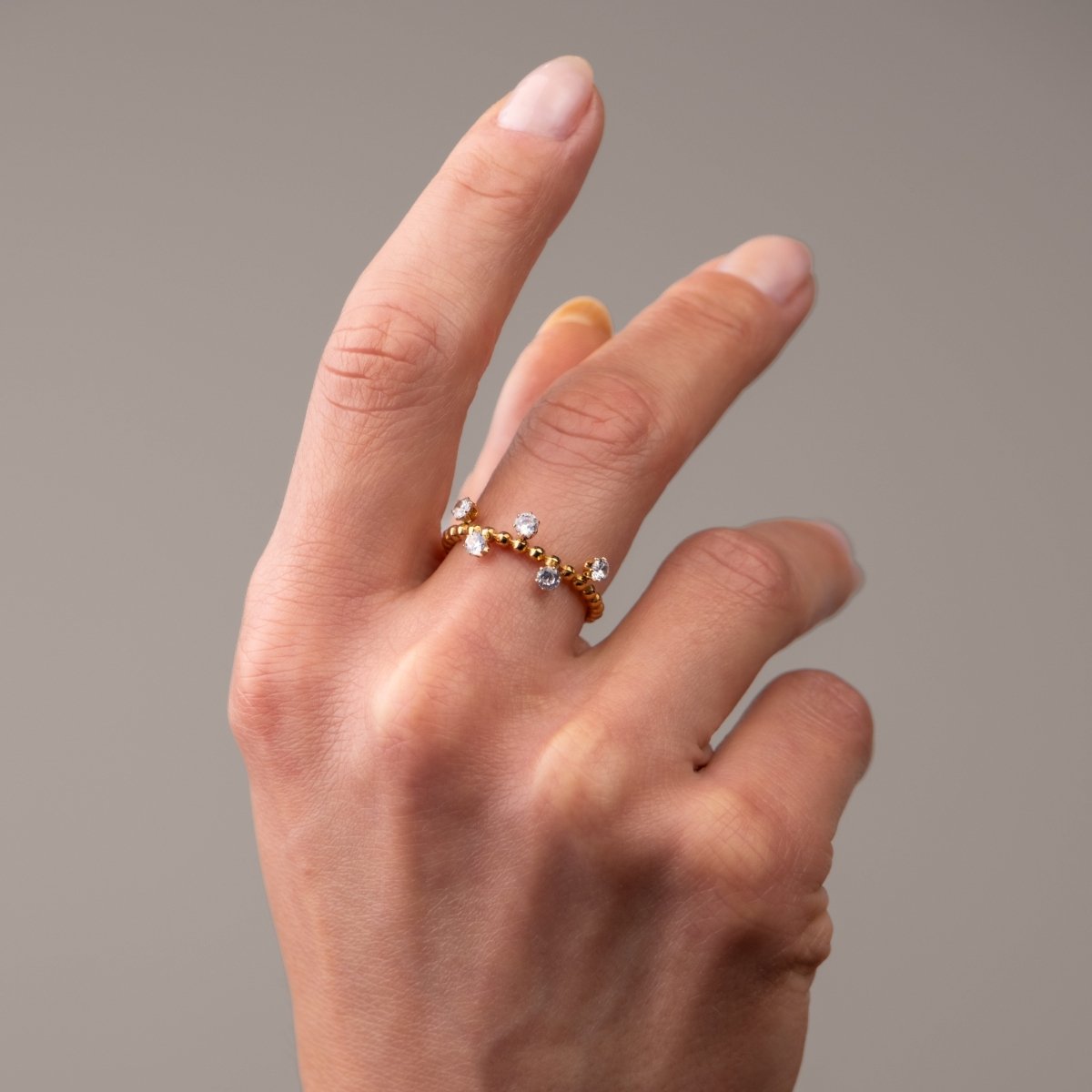 Ring Serena 18K Gold-Plated in 18K gold-plated – Meiva ring view 3