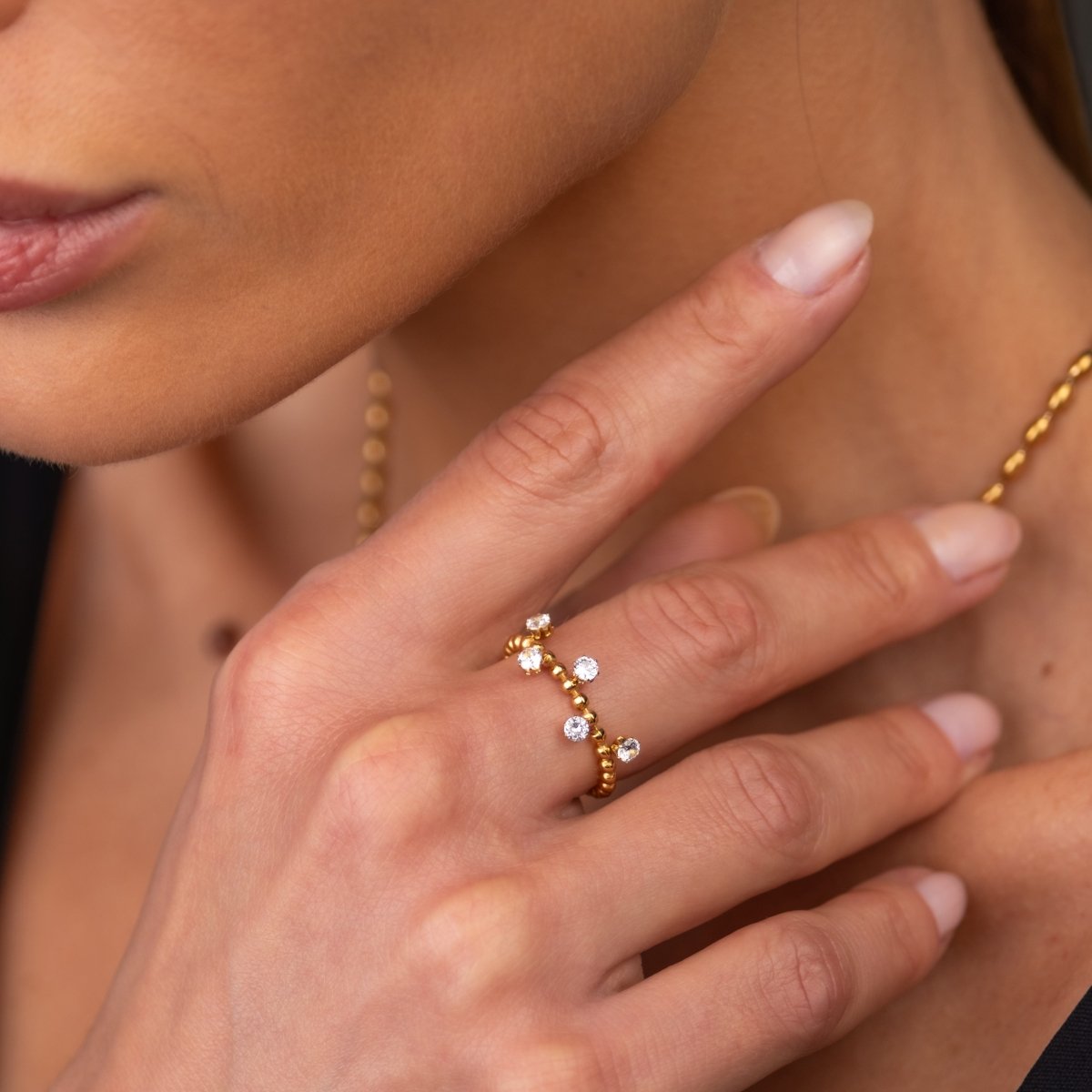Ring Serena 18K Gold-Plated in 18K gold-plated – Meiva ring view 4