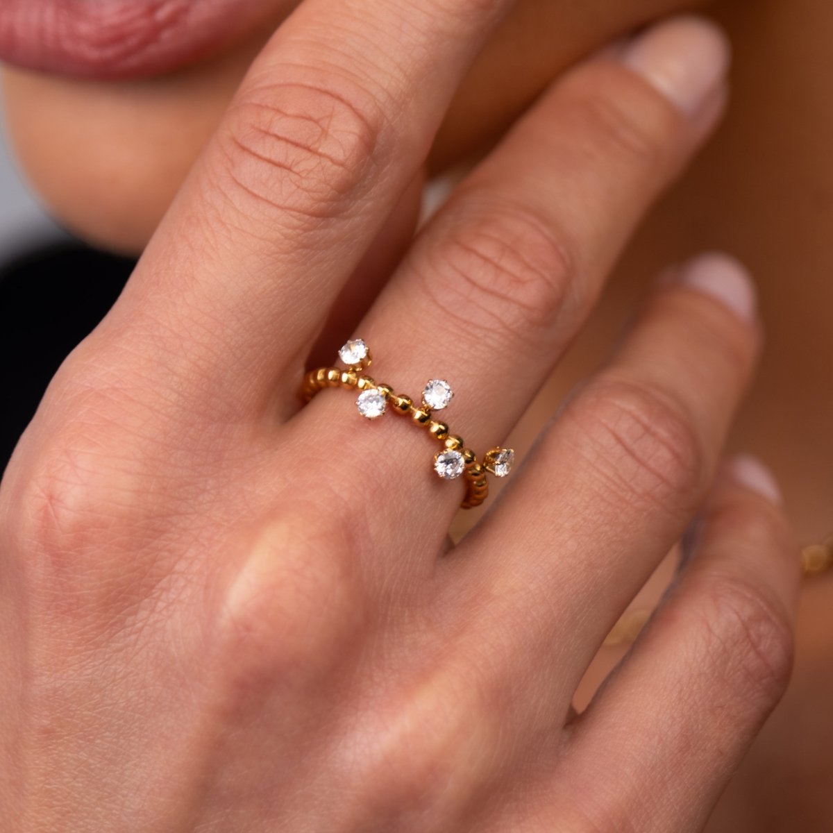 Ring Serena 18K Gold-Plated in 18K gold-plated – Meiva ring view 5