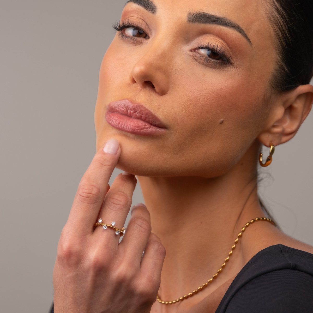 Ring Serena 18K Gold-Plated in 18K gold-plated – Meiva ring view 6