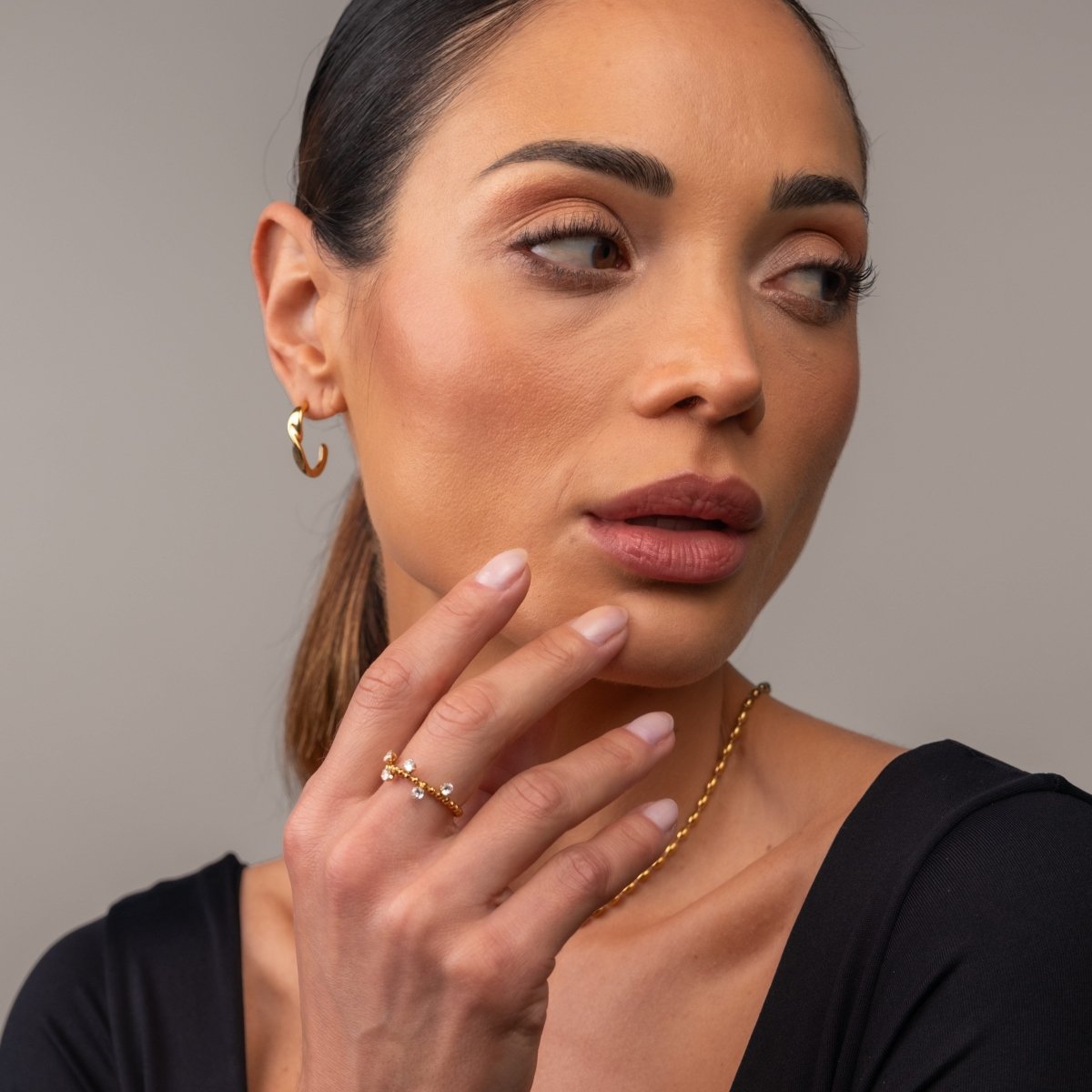 Ring Serena 18K Gold-Plated in 18K gold-plated – Meiva ring view 7