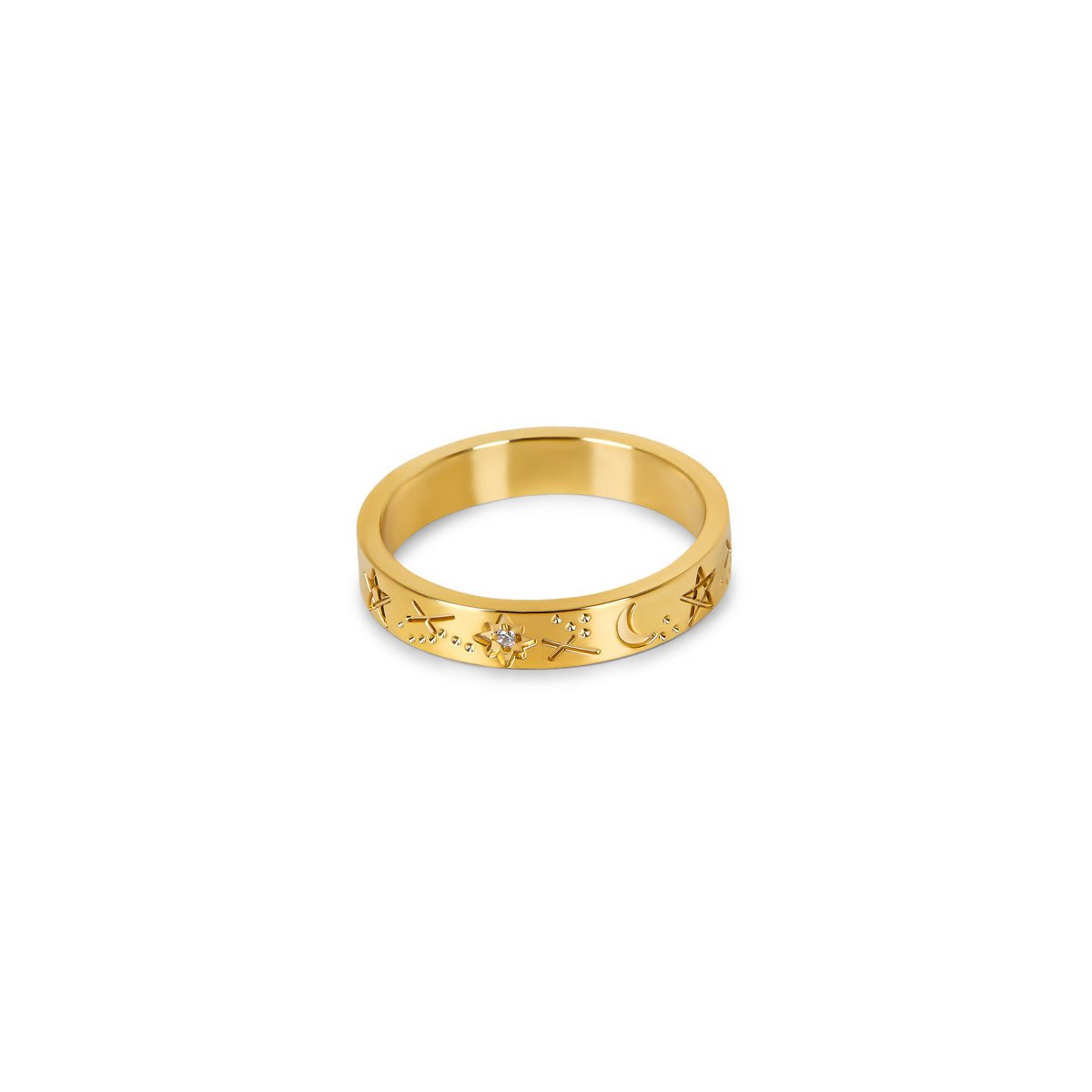 Ring Sky 18K Gold-Plated in 18K gold-plated – Meiva ring