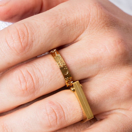 Ring Sky 18K Gold-Plated in 18K gold-plated – Meiva ring view 2