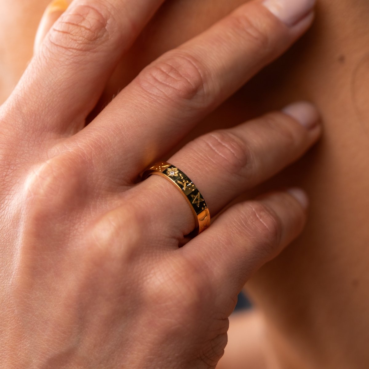 Ring Sky 18K Gold-Plated in 18K gold-plated – Meiva ring view 5