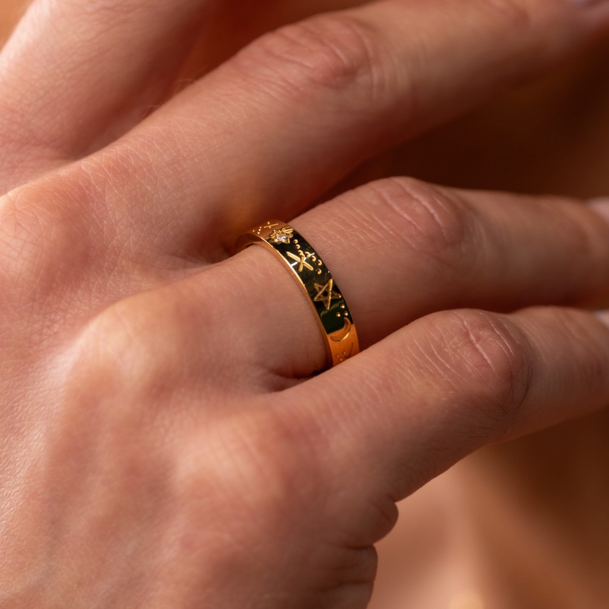 Ring Sky 18K Gold-Plated in 18K gold-plated – Meiva ring view 6