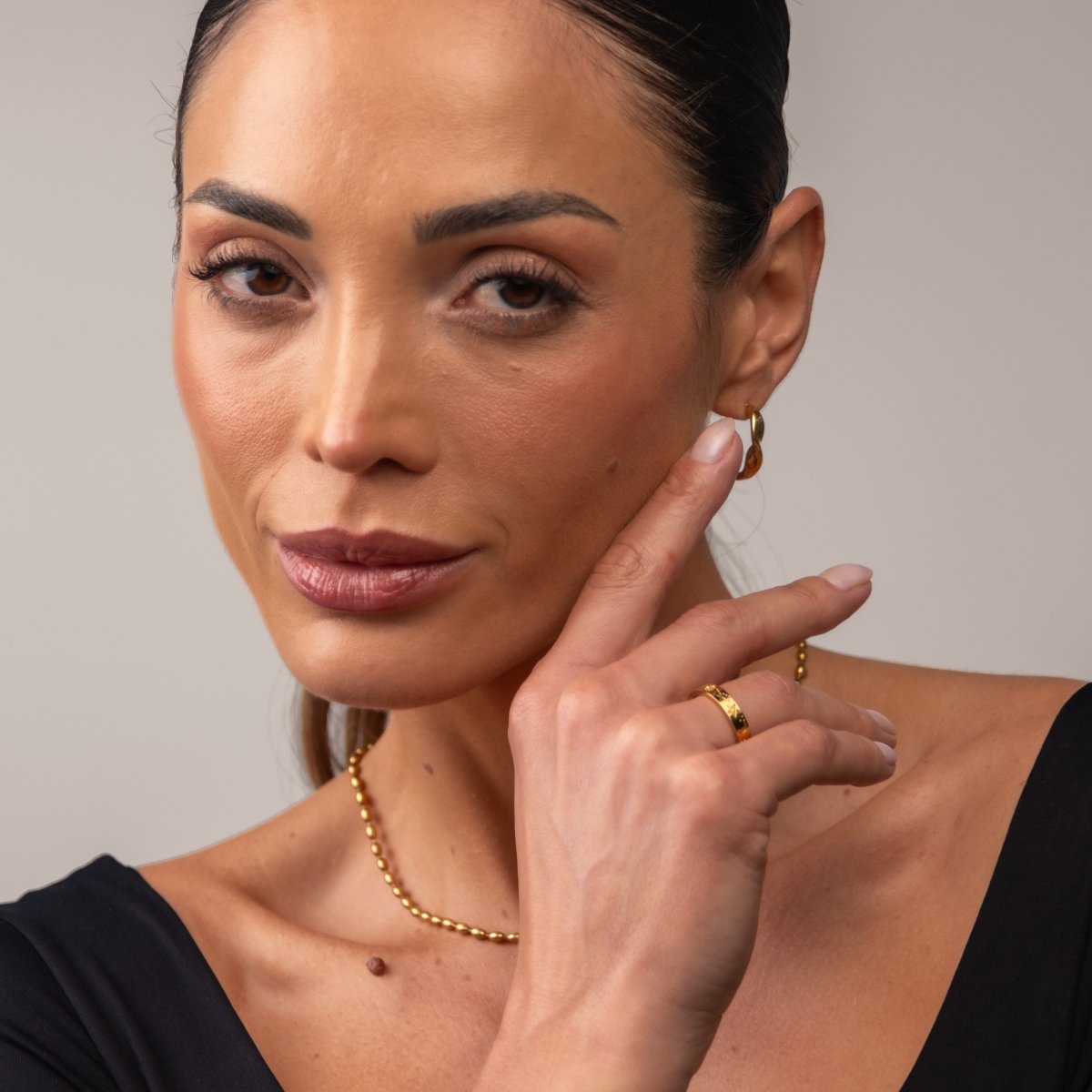 Ring Sky 18K Gold-Plated in 18K gold-plated – Meiva ring view 7
