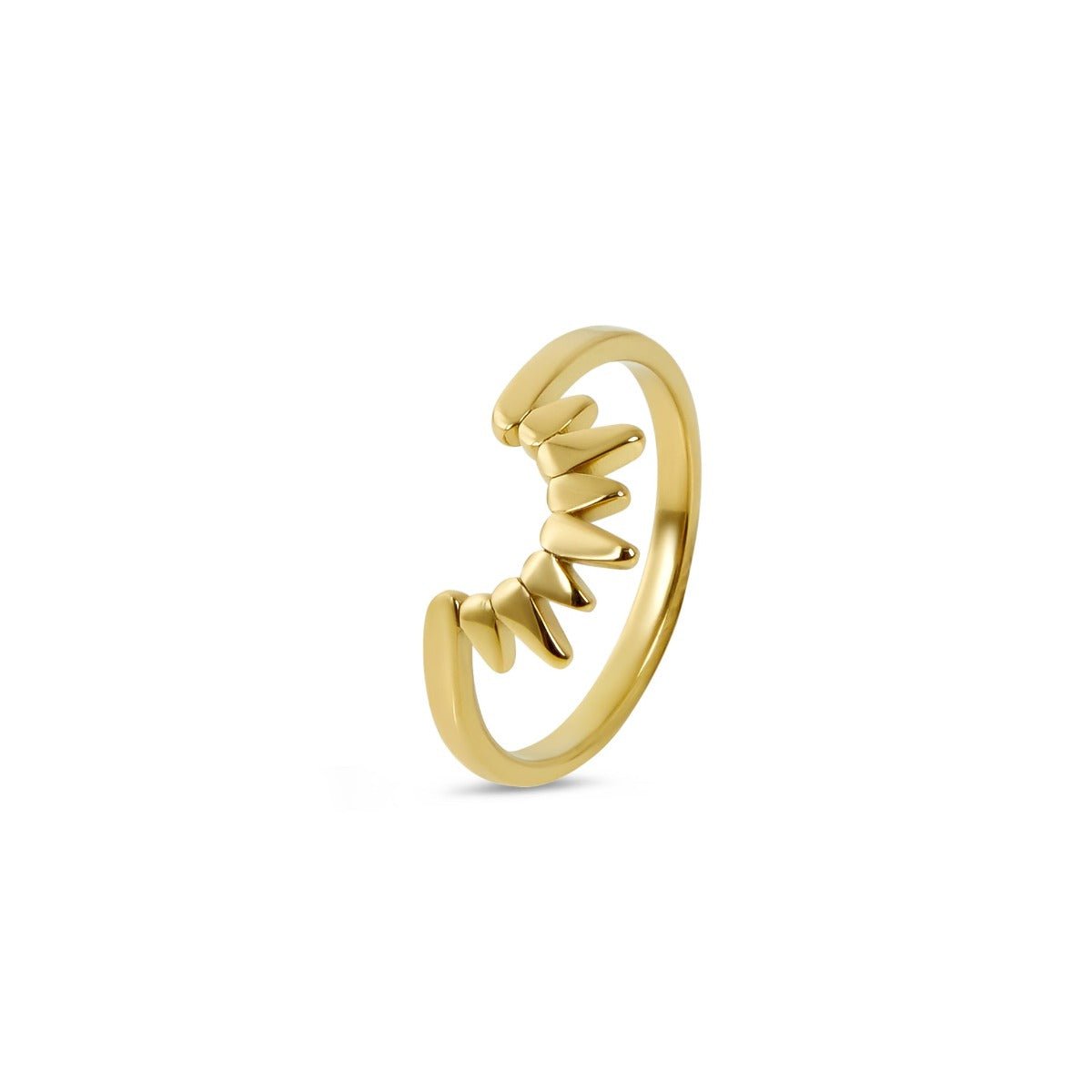 Ring Sunrise 18K Gold-Plated in 18K gold-plated – Meiva ring
