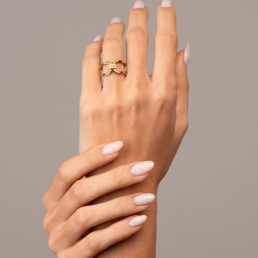 Ring Ternura 18K Gold-Plated in 18K gold-plated – Meiva ring view 2