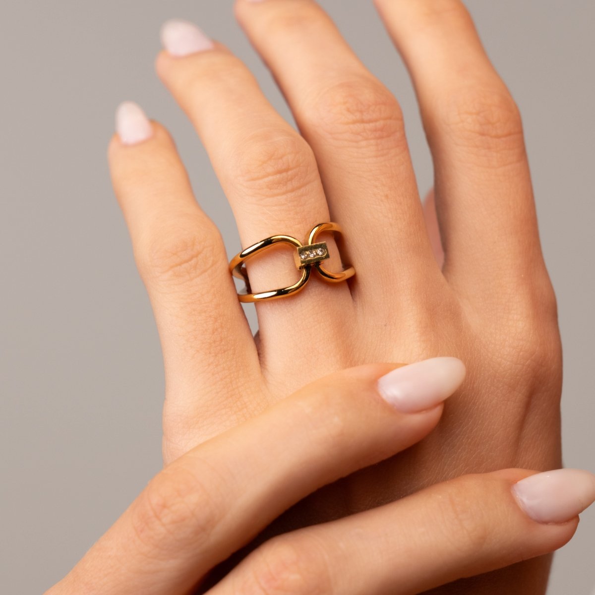 Ring Ternura 18K Gold-Plated in 18K gold-plated – Meiva ring view 3