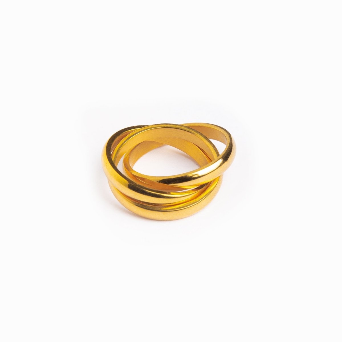Ring Trinity 18K Gold Plated in 18K gold-plated – Meiva ring