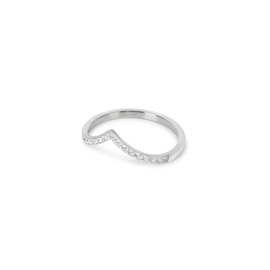 Ring Trinity Cubic Zirconia Silver in zirconia – Meiva ring