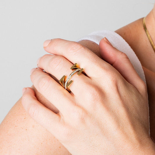 Ring Truth 18K Gold-Plated in 18K gold-plated – Meiva ring view 2