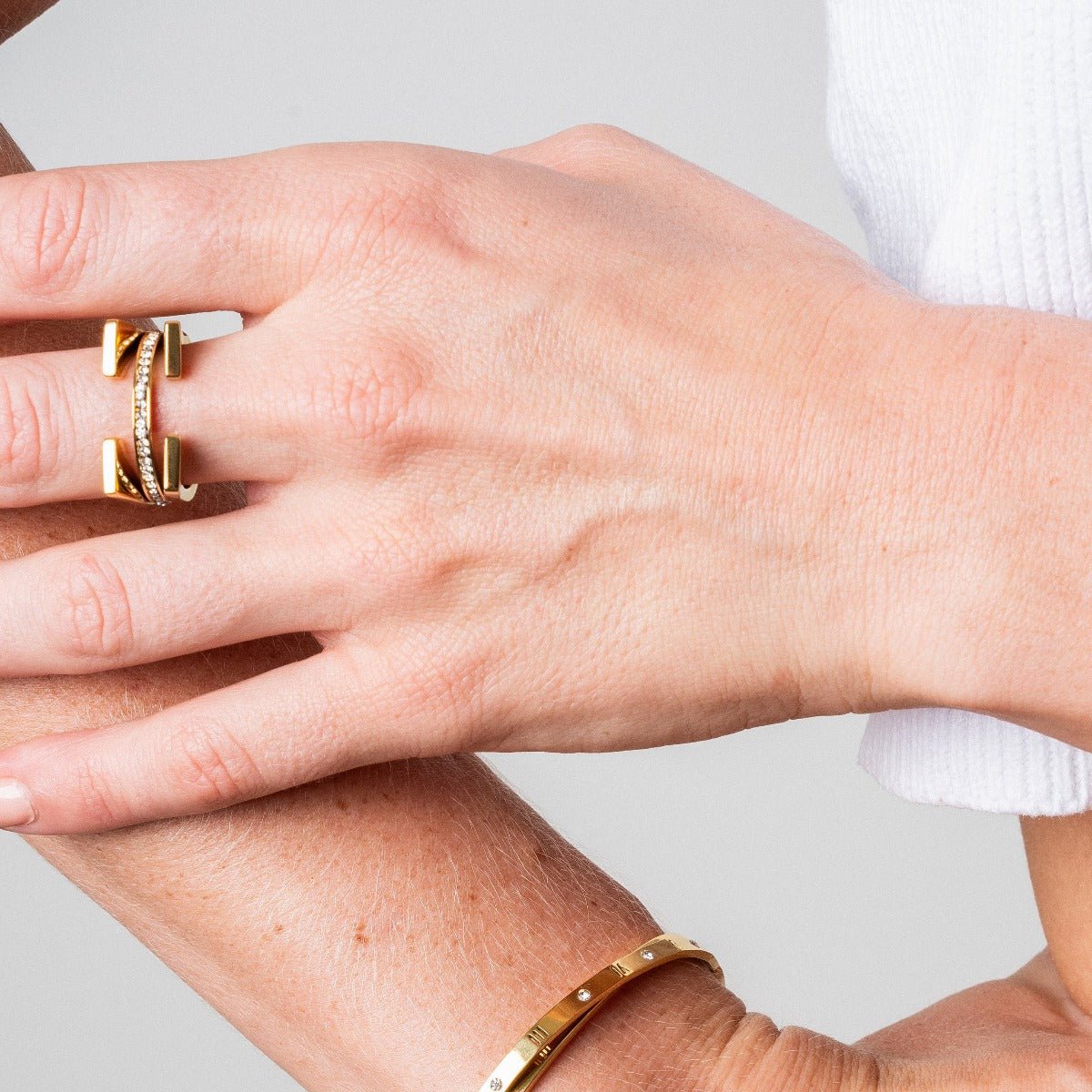 Ring Truth 18K Gold-Plated in 18K gold-plated – Meiva ring view 4