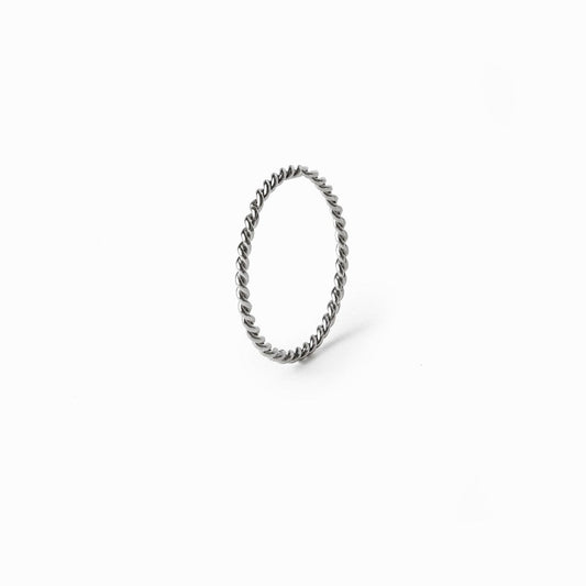 Ring Twist Silver – Meiva ring