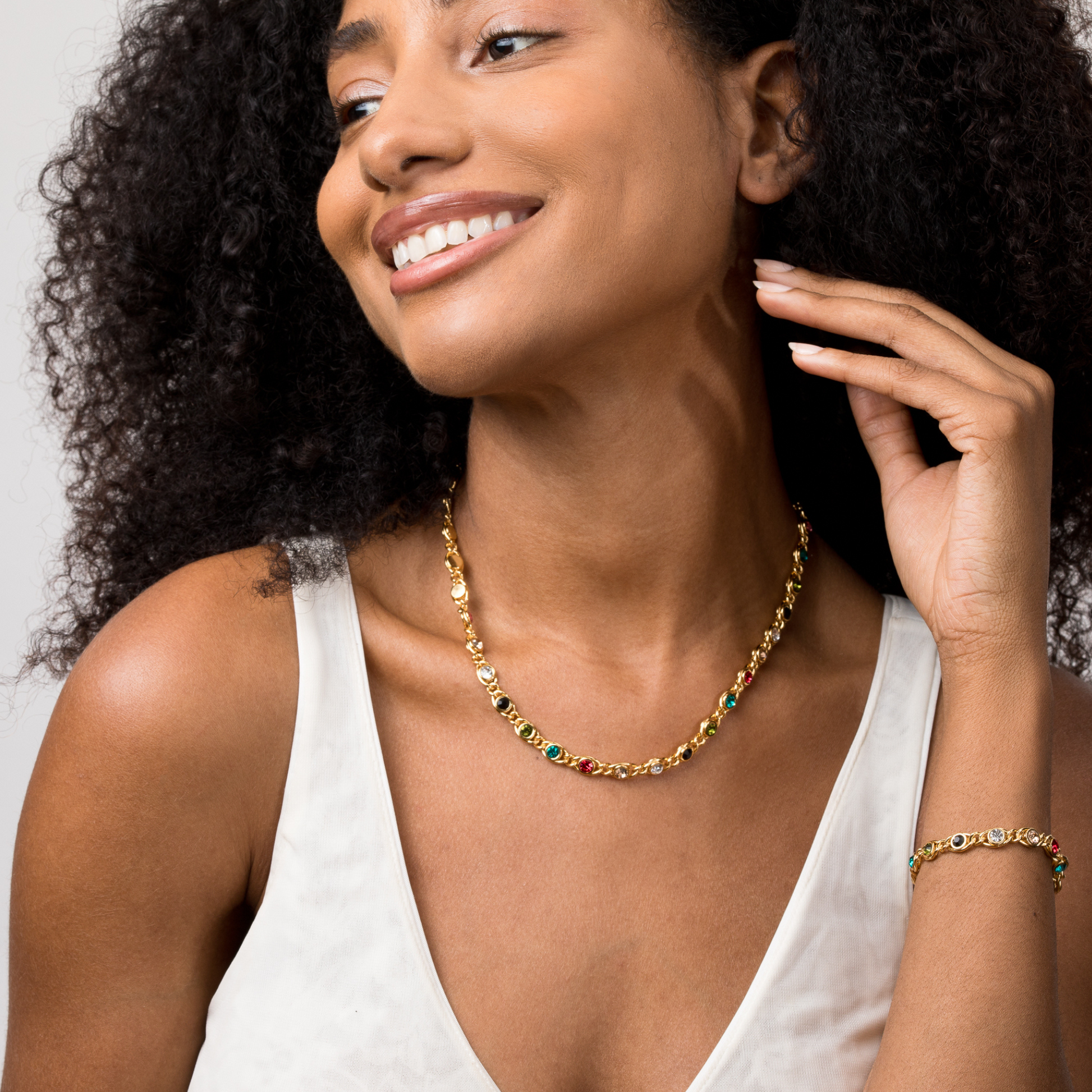 Set Chloe 18K Gold Plated in 18K gold-plated – Meiva jewelry view 3